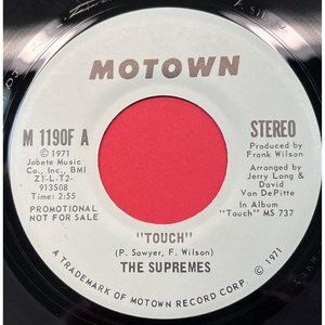The Supremes Touch 45 Soul Promo WLP Motown 1190F 1971 VG+